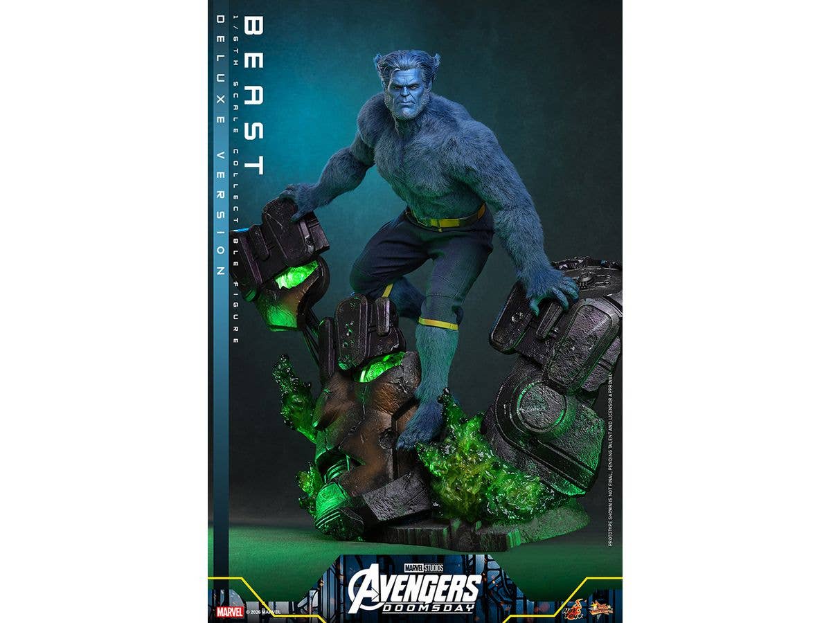 Movie Masterpiece - Scale Fully Poseable Figure: Avengers: Doomsday - Beast (Deluxe Version)