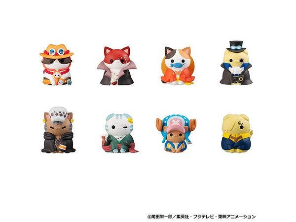 Mega Cat Project One Piece Nyan Piece Nyan! I Will Become the Pirate King Nyan!: 1Box (8pcs) (Reissue)