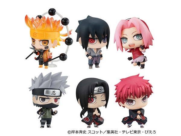 ChimiMega Series Naruto Shippuden Mascot Collection [1] 1Box 6pcs
