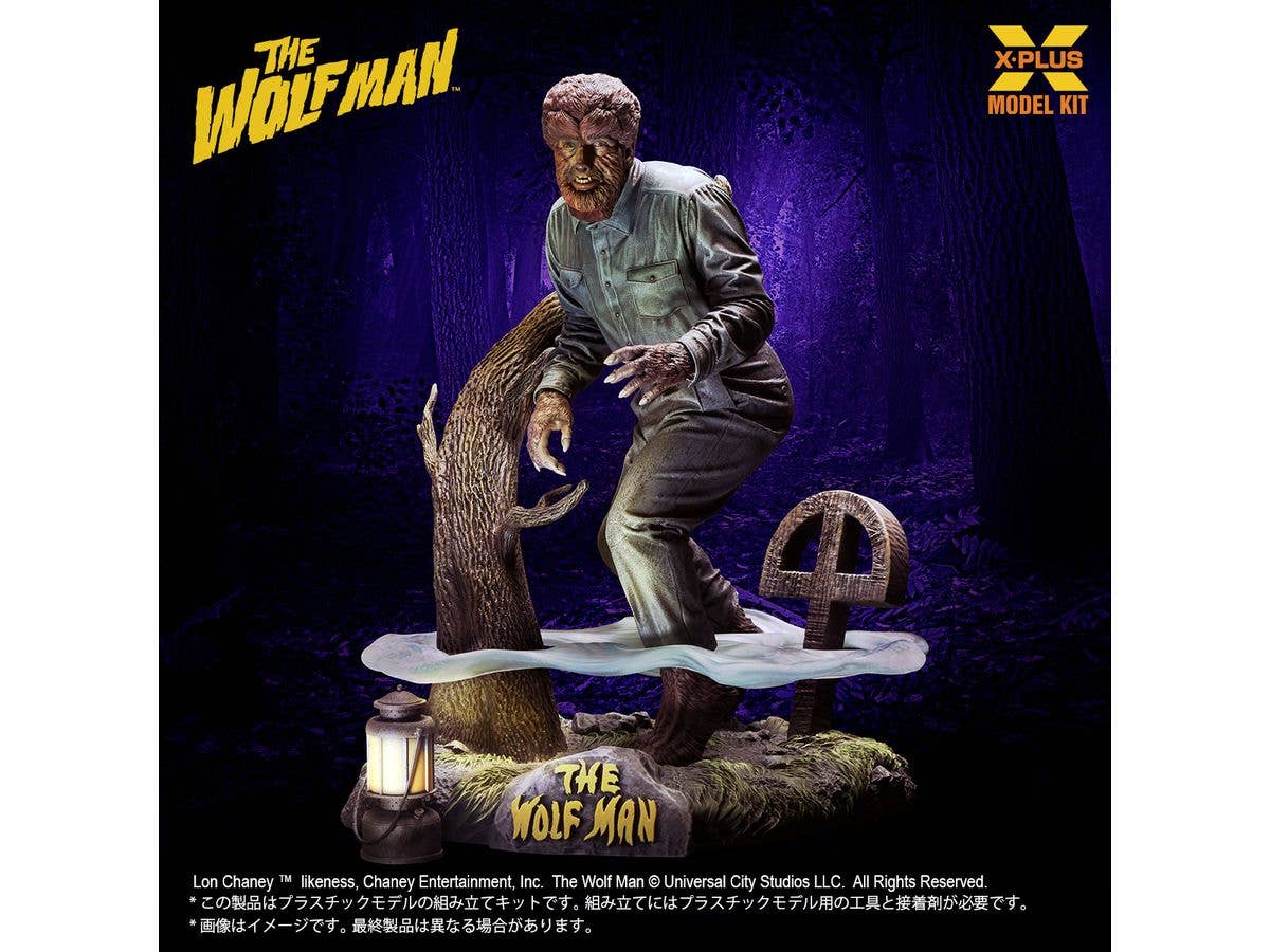 Lon Chaney Jr. as Wolf Man Plastic Model Kit (Reissue)